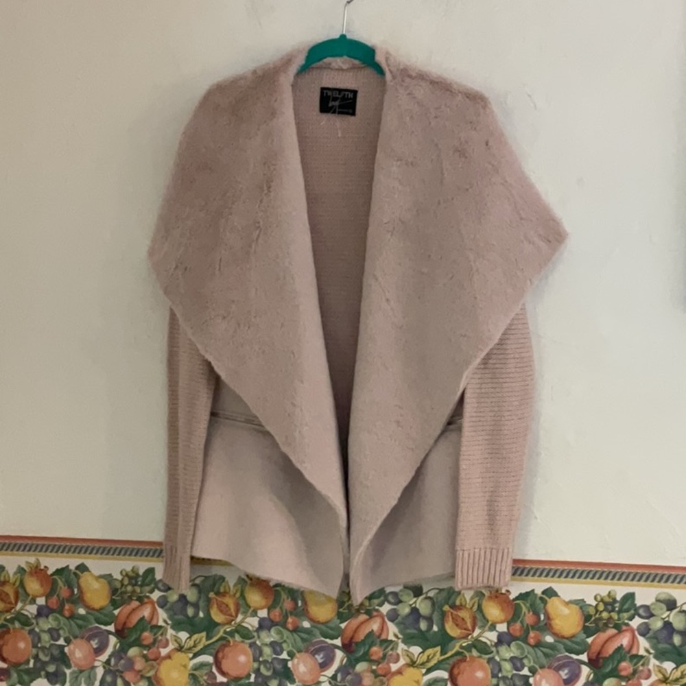 Twelfth Love Knit Sweater Jacket, Size S, Pink/Blush, NWOT